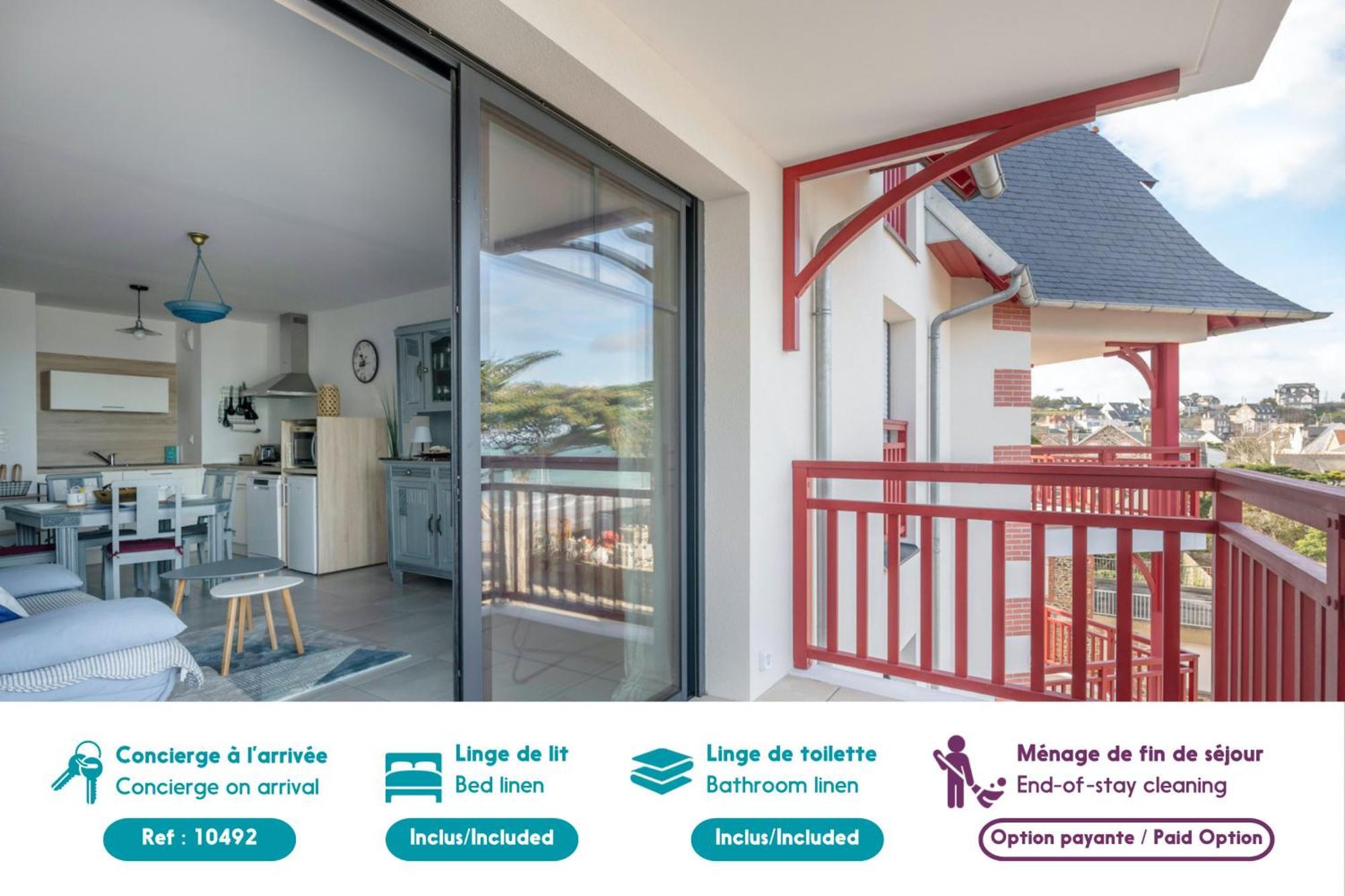 50M Plage, Appartement Vue Mer Pour 3 Pleneuf-Val-Andre Ngoại thất bức ảnh